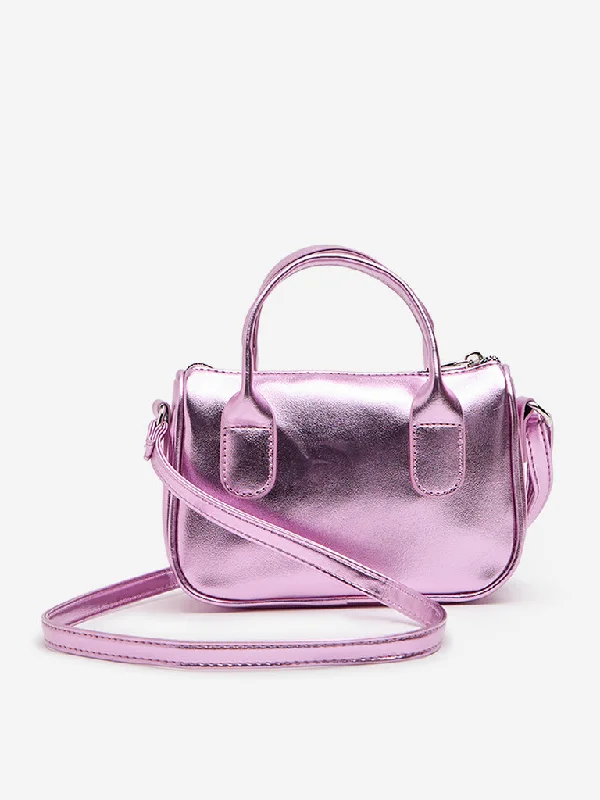 Westside Accessories Metallic Pink Sling Bag