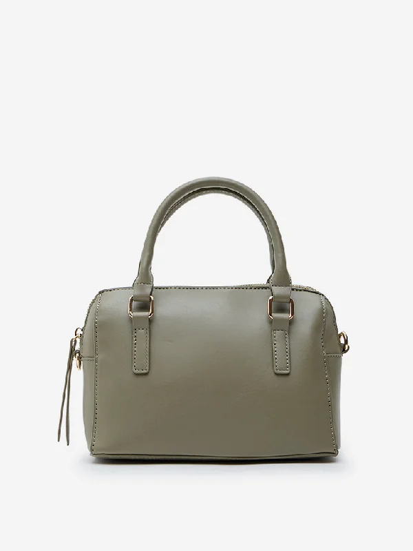 Westside Olive Faux-Leather Hand Bag